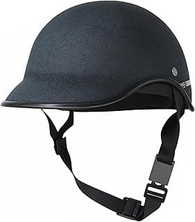 OTO2EYE Open Face Cap/Half Cap with Strap All Purpose Size M