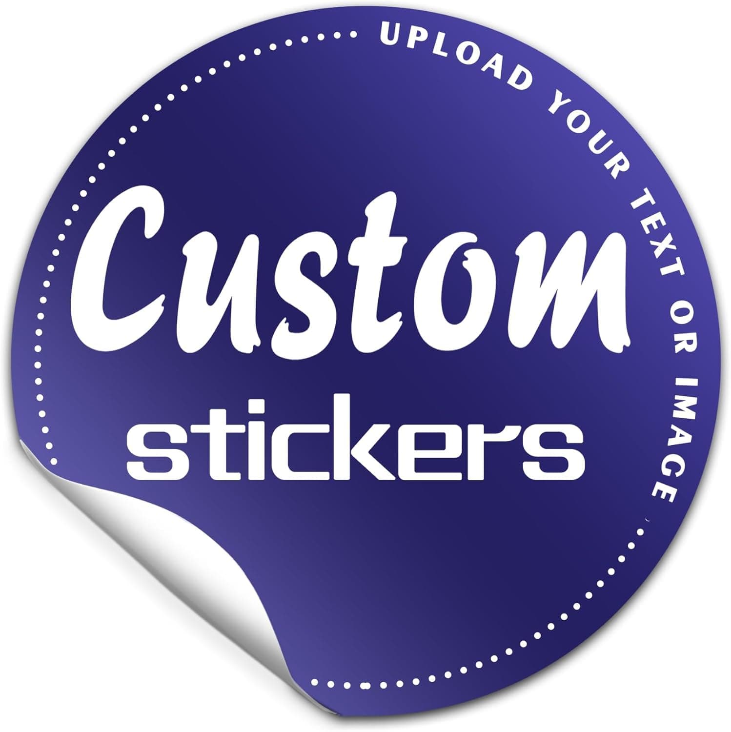 agnivDecor Custom Round Logo Stickers – Waterproof Small Business Sticker Labels in 12'', 10'', 6'', 4'', 3", 2.5", 2", 1.5", & 1" Sizes – Perfect for Packaging & Branding!