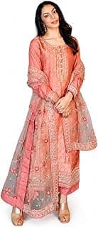 Libas Woven Design Silk Blend Straight Kurta With Trouser and Dupatta