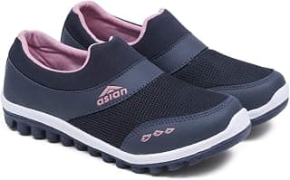 ASIAN Women Pull On Running Shoes
