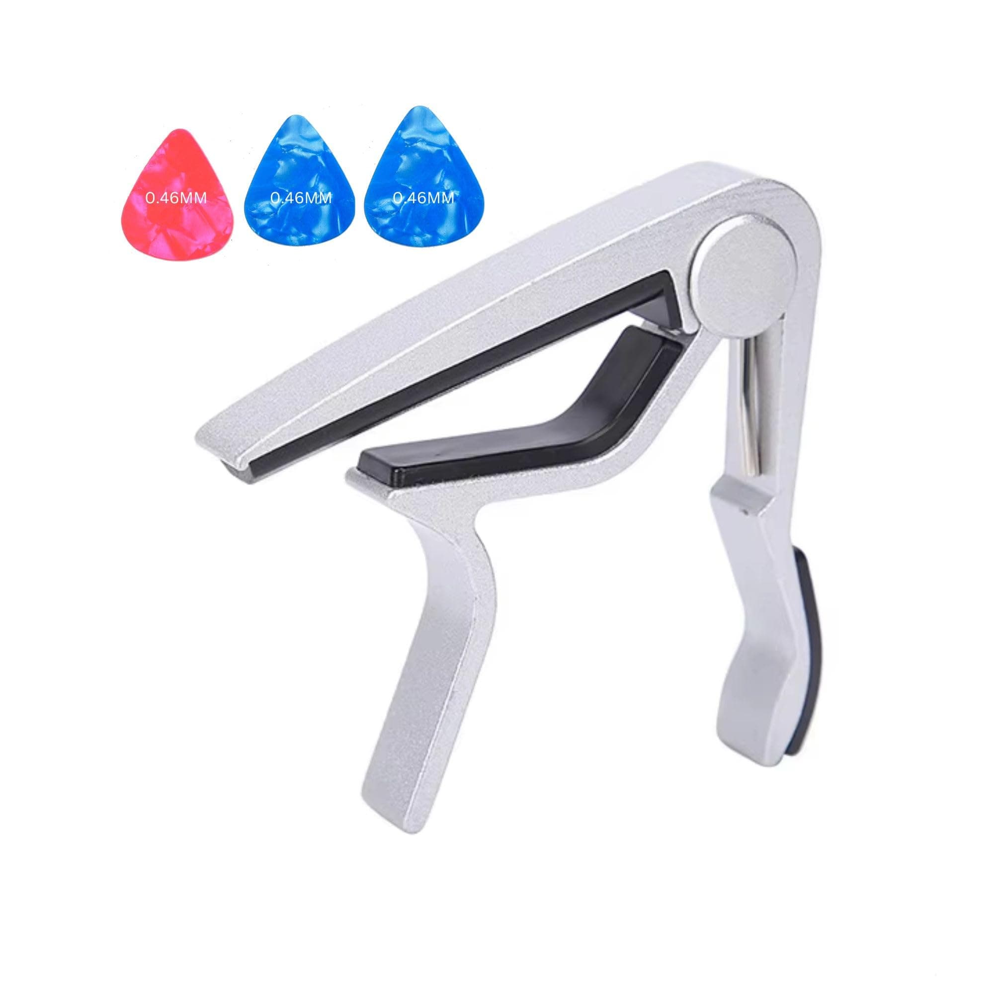 BLUEBERRY, Model 2025, CAPO-30 Guitar Capo for Acoustic and Electric Guitars, Ukulele with 3 Free Picks