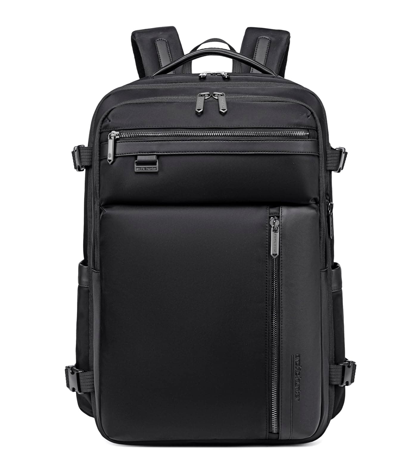 Arctic Hunter Expandable Travel Backpack For Men 35L Shockproof EVA Back Pad Water-repellent Heavy Duty & Large 17.3-inch Laptop Bag For Business Trip,Travel Abroad