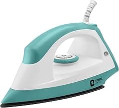 Orient Electric Fabrijoy 1000 Watt Dry Iron for clothes with Weilburger Non Stick Soleplate coating | 5 level safety| 2 Years Replacement Warranty by Orient