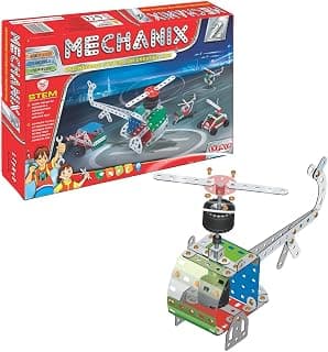 Mechanix 2 DIY STEAM Educational Toy, Building and Constrcution Set for Boys and Girls Age 7+ Years