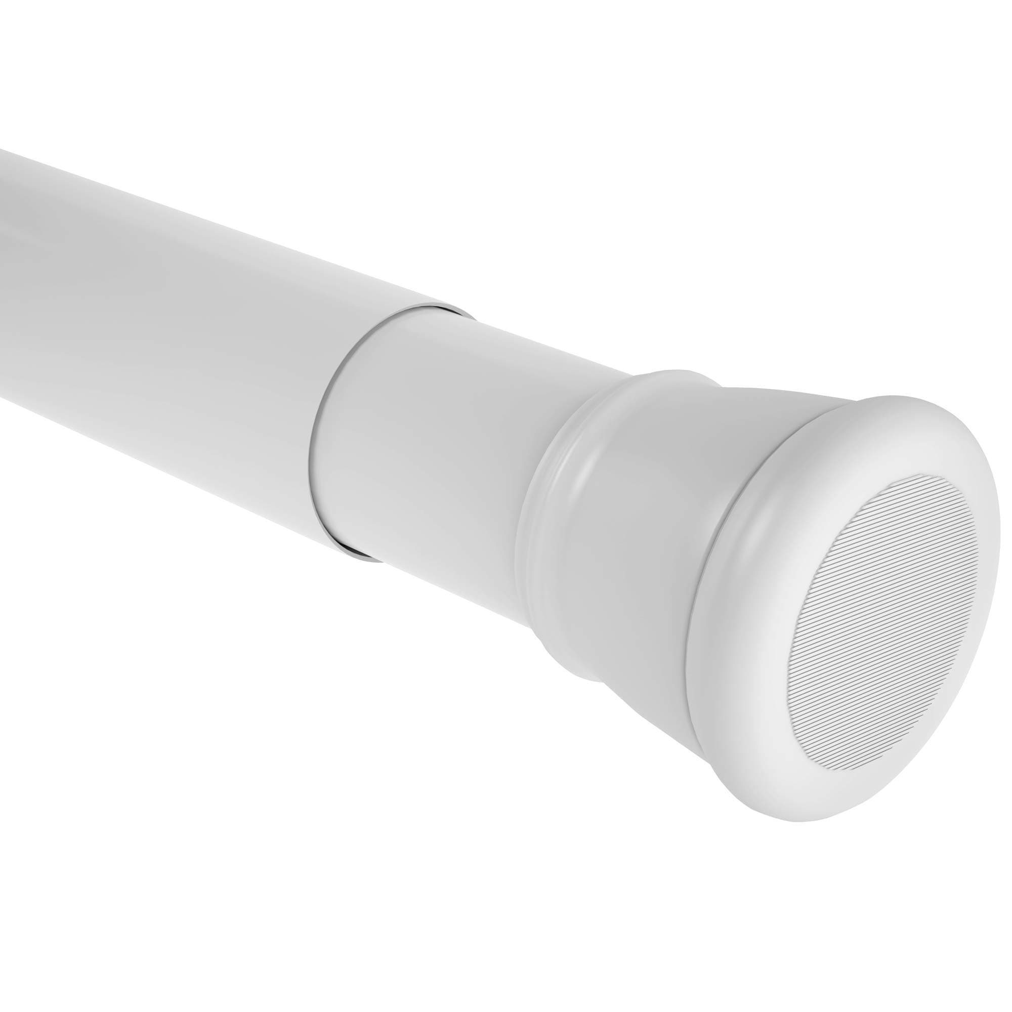 Story@Home Curtain Rod 104–170 CM | Adjustable Rod Without Drilling | Extendable Shower Curtain Tension Rod | Rustproof Metal Curtain Rod Pipe | Stable Spring Installation | White