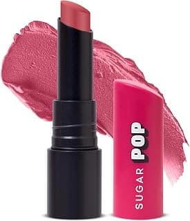 SUGAR POP Ultrastay Transferproof Lipstick | 100% Transferproof | Waterproof Matte Lipstick | Vitamin E | 4 gm - 02 Floral Fantasy