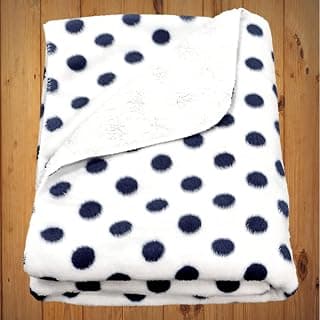 BRANDONN New Born Babies Wrapper Cum Baby Blanket (White, Black)