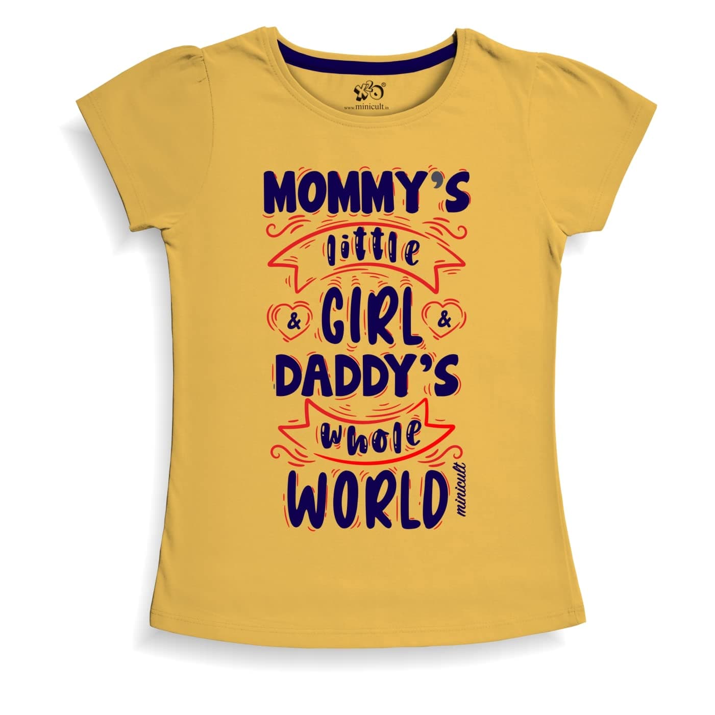 minicult Girls Half sleeeves Cotton Tshirt with Cute Prints and Colorfull (Unicorn)(Pack of 1)