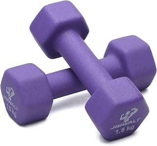 Now in INDIA Exclusive range of Neoprene Dumbbells 0.5KG to 10KG (1.5KG PURPLE)