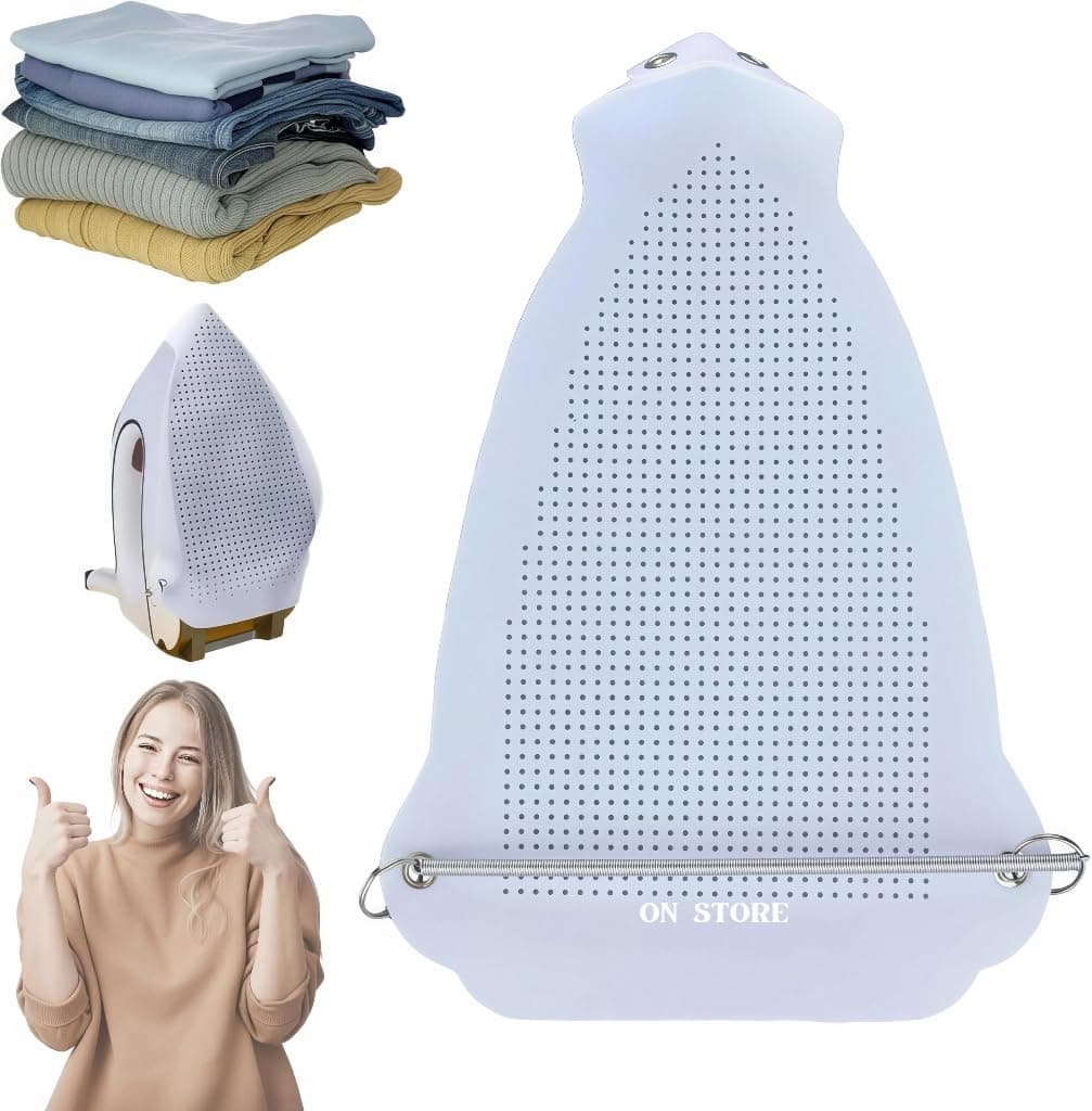 ON STORE Steam Iron Teflon Cover | Non-Stick Heat Resistant Iron Soleplate Cover | Protects Clothes from Shine, Burns & Scorching | Universal Fit for Steam & Dry Irons