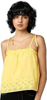 ONLY Women's Cotton Regular Fit Top