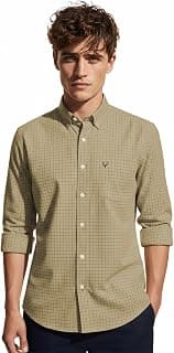 Allen Solly Men's Checkered Formal Shirt | Full Sleeve | Regular Fit | Crisp Tailored Look | Office & Workwear
