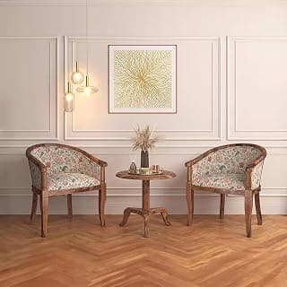 Urban Ladder Florence Lounge Chair for Living Room | 1 Seater | Calico Floral Colour