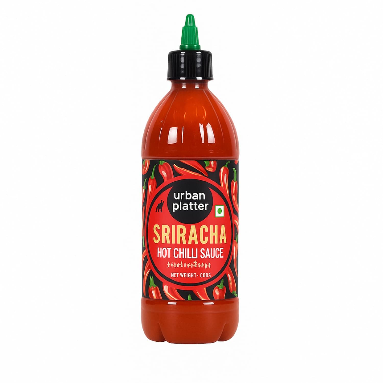 Urban Platter Sriracha Hot Chilli Sauce, 500g (Spicy & Tangy | Bold & Addictive Chilli Garlic Flavour | Thai-Inspired Condiment)