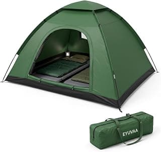 EYUVAA LABEL Camping Tent Waterproof Portable Outdoor Lightweight Dome Tent with Carry Bag 6 Person