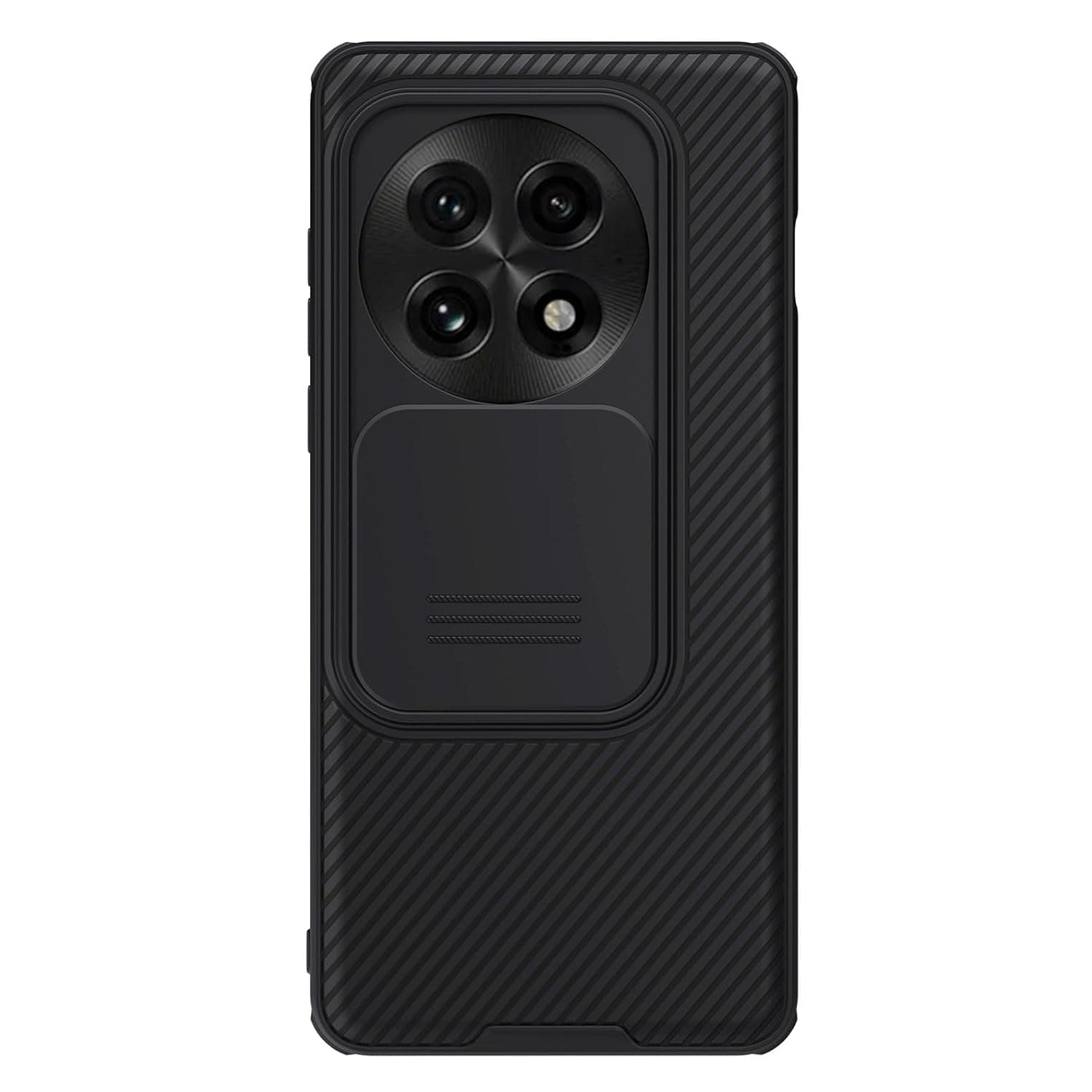 PRITO Nilkin® Classic Series Compatible for OnePlus 13 (1+13) Case with Camera Cover, [Camera Lens Protector] [Scratch-Resistant] [360 Full Protection] Shockproof Slim Phone Case (Black, 1+13)