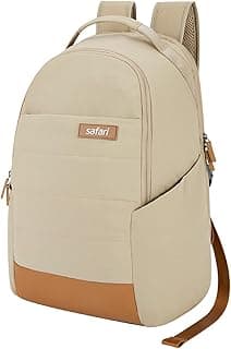 Safari Dormio 24L Laptop Backpack Bag for Men & Women, Casual 2 Compartment School Bag for Boys & Girls, Comes with Smart Trolley Sleeve, Organizer & Bottle Holder, Office Bag