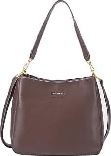 Lino Perros Voyage Simple Coffee Hobo Bag