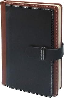 AccuPrints A5 Notebook with PU Leather Belt Lock Pages 200 for Office