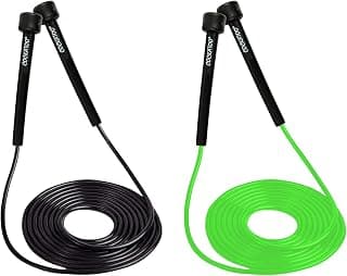 Cockatoo Skipping Rope; Jump Rope (Black)+Cockatoo, Skipping Rope; Jump Rope (Green)