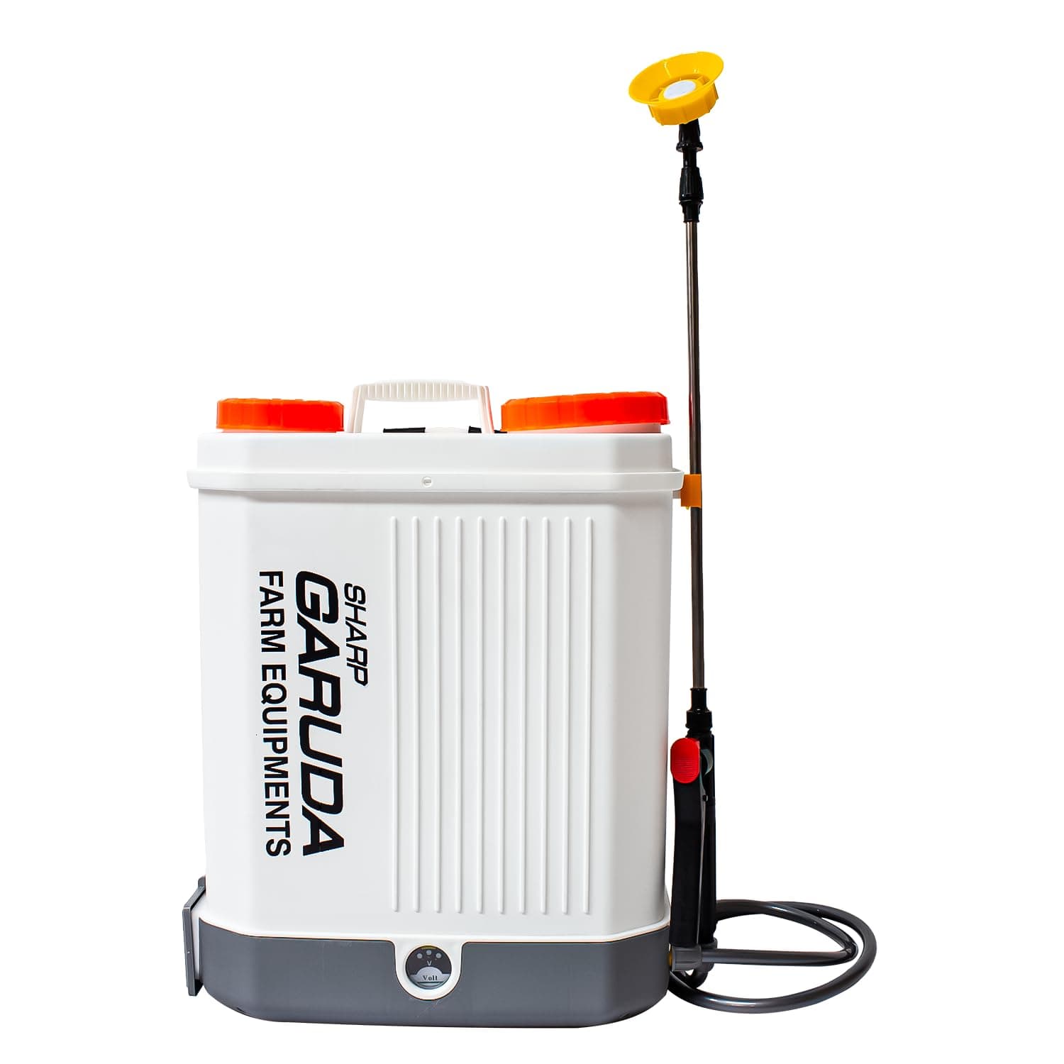 Sharp Garuda Spray Pump - 20 Liter Tank for Agriculture Garden Sprayer, Double Motor 12volt 12amp Charging Battery and Pesticide, Fertilizer & Farming Knapsack Electric Power Kisan Machine