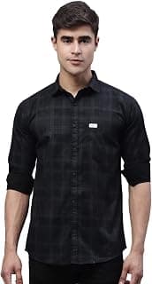 Majestic Man Cotton Checkered Slim Fit Casual Shirt For Men