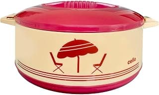 CELLO Plastic Chef Casserole, 2.5 Litres, Brown (Cas_Chef_Beige_2500 Ml)