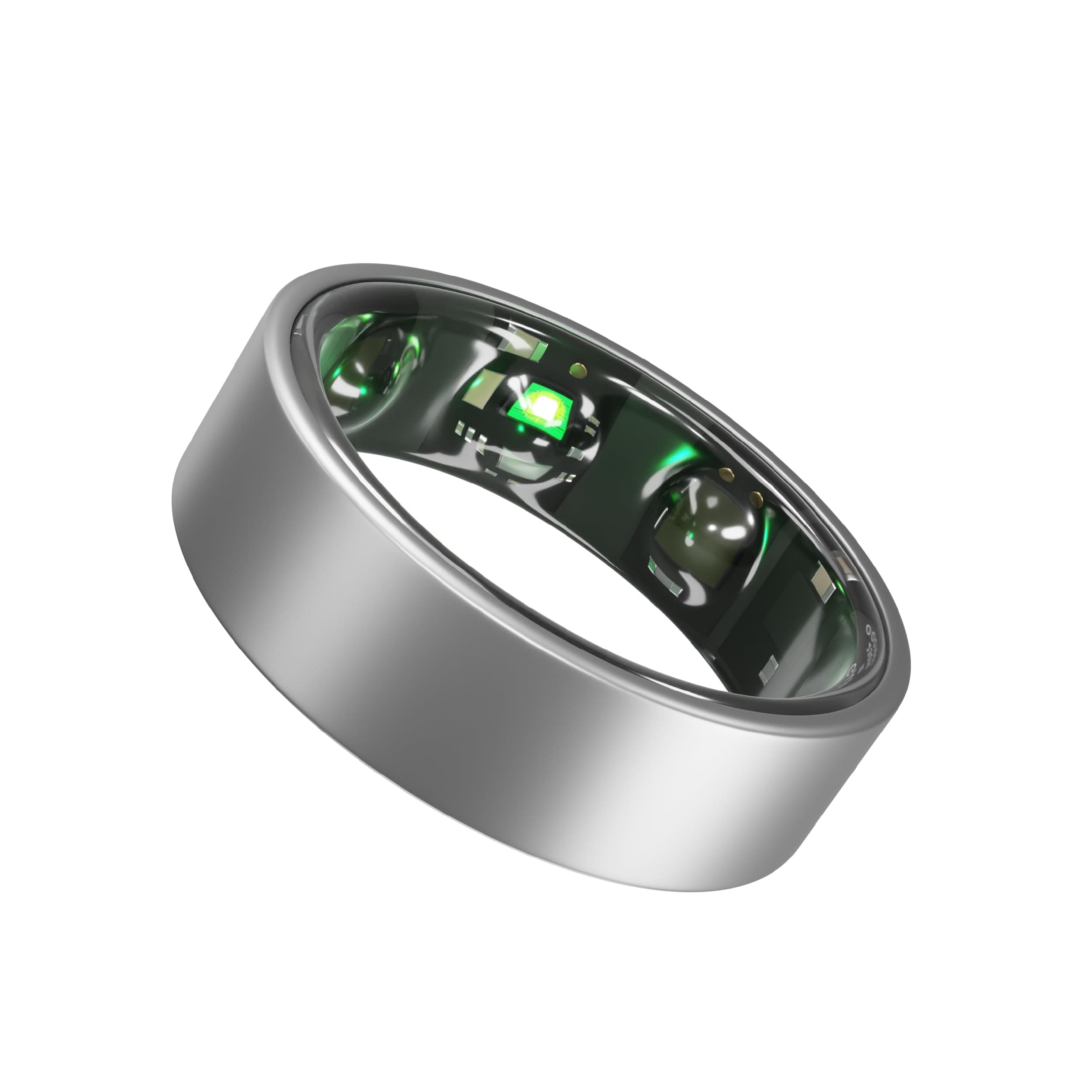 Gabit Smart Ring | Best in Tech Award by Amazon | Sleep, Fitness, Nutrition, Stress | Buy Sizing Kit First | Track Deep, Light & REM Sleep | Smart Ring for Men & Women | Titanium, Matte Silver 12