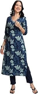 Vishudh Women's Kurta | Comfortable Ethnic Wear for Daily Use | Lightweight & Breathable Indian Top