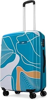 Skybags Paradise Check-in Trolley Bag 67cm | Medium | Hard Luggage | Smooth 8 Wheel Suitcase | Combination Lock with Sturdy Anti-Theft Zipper | 5-Year International Warranty - Unisex (Blue)