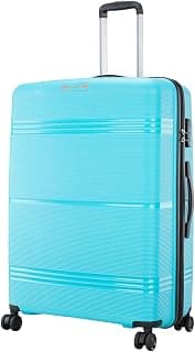 Skybags Focus 8W(N) Strolly Large 360° 79 Cm|Trolley Bag, Speed_Wheel Suitcase For Travel, 8 Wheel Luggage For Men And Women, Polypropylene Hard Side Cabin And Check In Bag (Turquoise, Large)