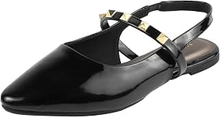 Metro Women's Chic atent Leather Slingback Shoes