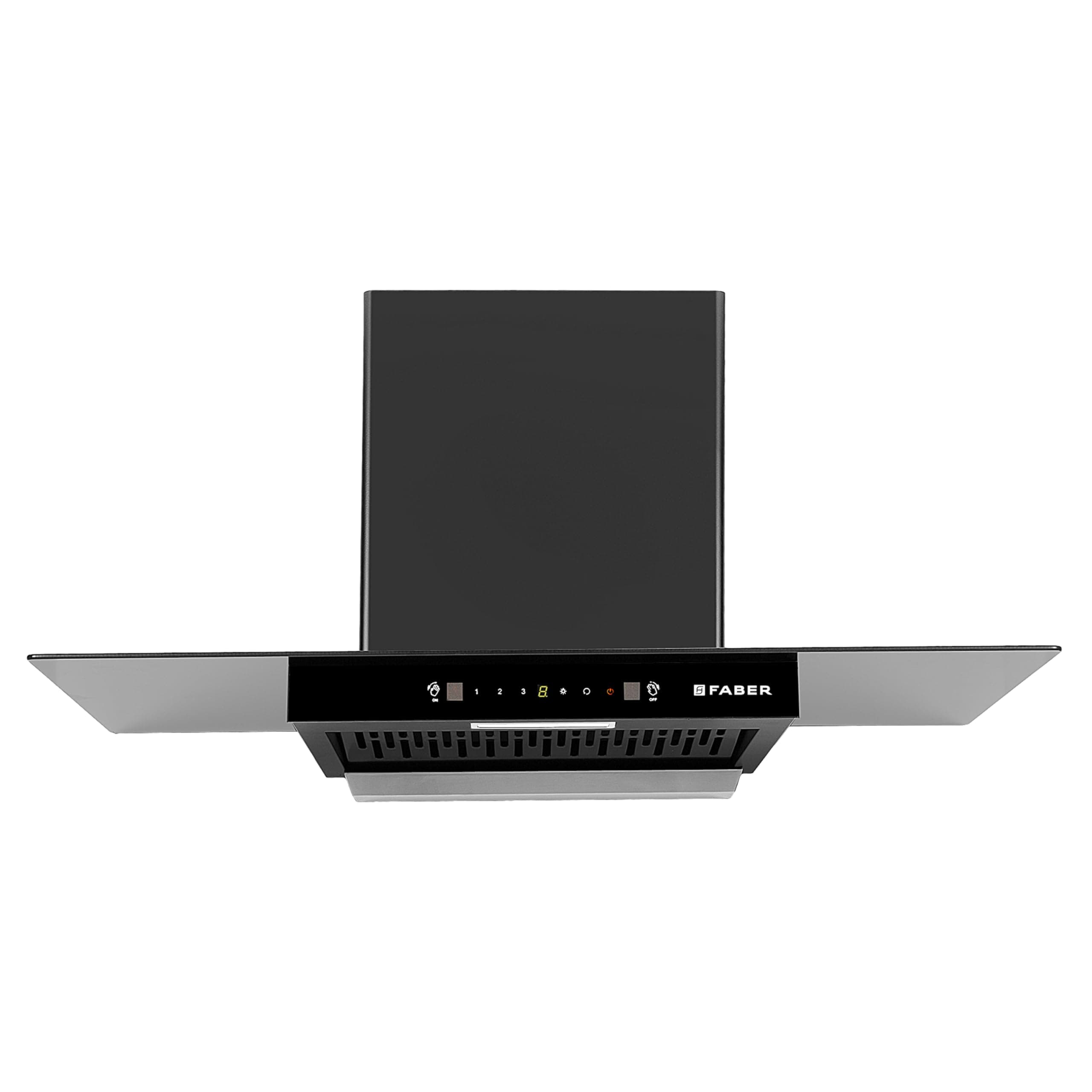Faber Ignis 90cm 1500m³/hr Autoclean T-Shape Kitchen Chimney | Touch&Gesture Control | Filterless | BuiltIn Oil Collector | 12Yr Motor,2Yr Comprehensive Warranty by Faber|Hood IGNIS IN XL HCSC FL BK90