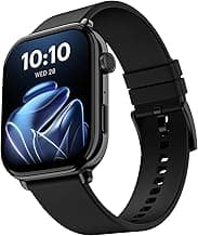 Noise Pulse 4 Max Smart Watch with AI Create (India's 1st Ever with Unlimited Watch Faces), AI Search, 1.96" AMOLED Display, Functional Crown, Premium Metallic Finish, Health Suite (Jet Black)