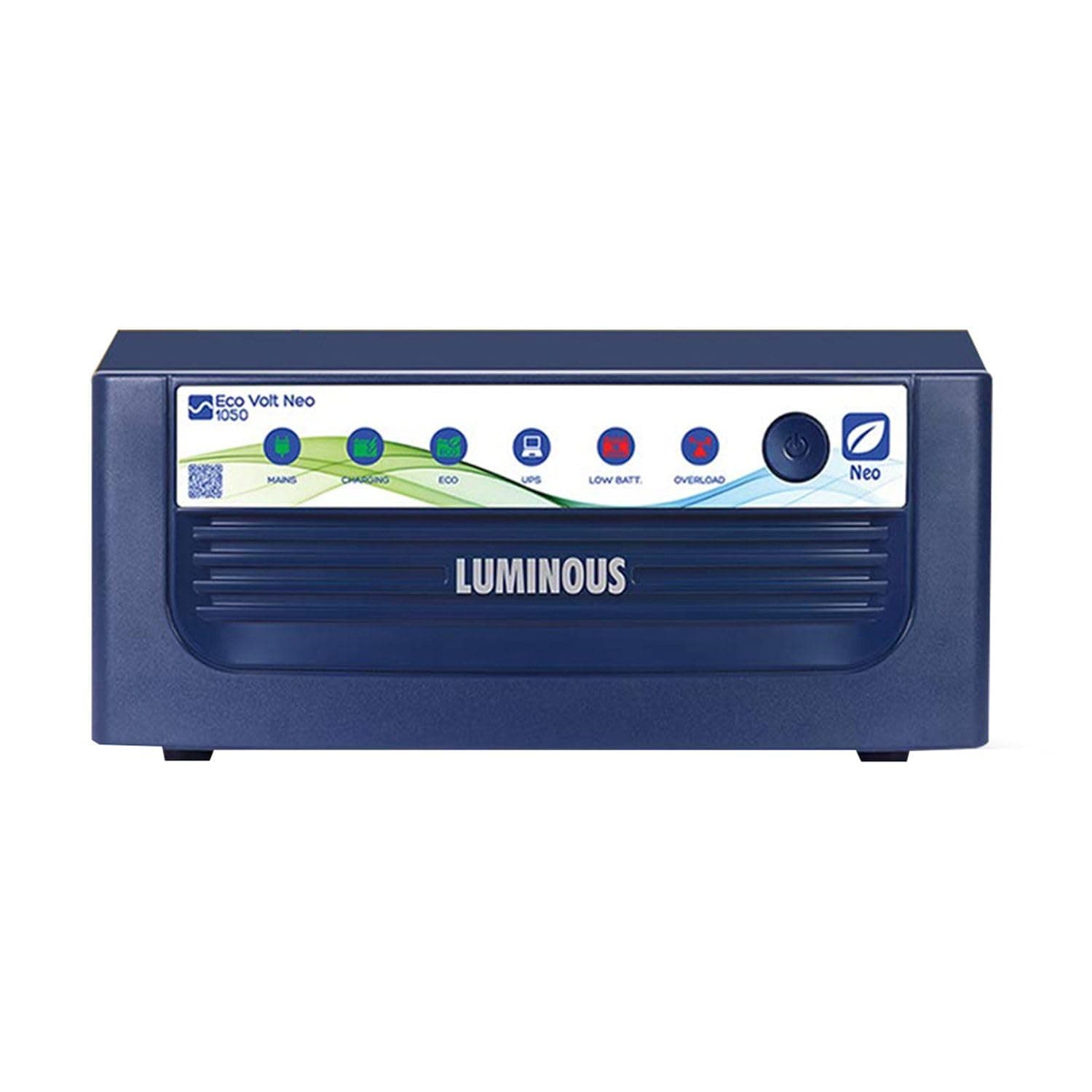 Luminous Eco Volt Neo 1050 900VA 12V Pure Sine Wave Inverter for Home, Office & Shops | LED Display & Easy Installation | Supports 1 Inverter Battery | 36 Months Warranty