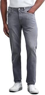 Flying Machine Men's Slim Straight Fit Jeans| Solid | Mid Rise | Stretchable | Jeans for Man