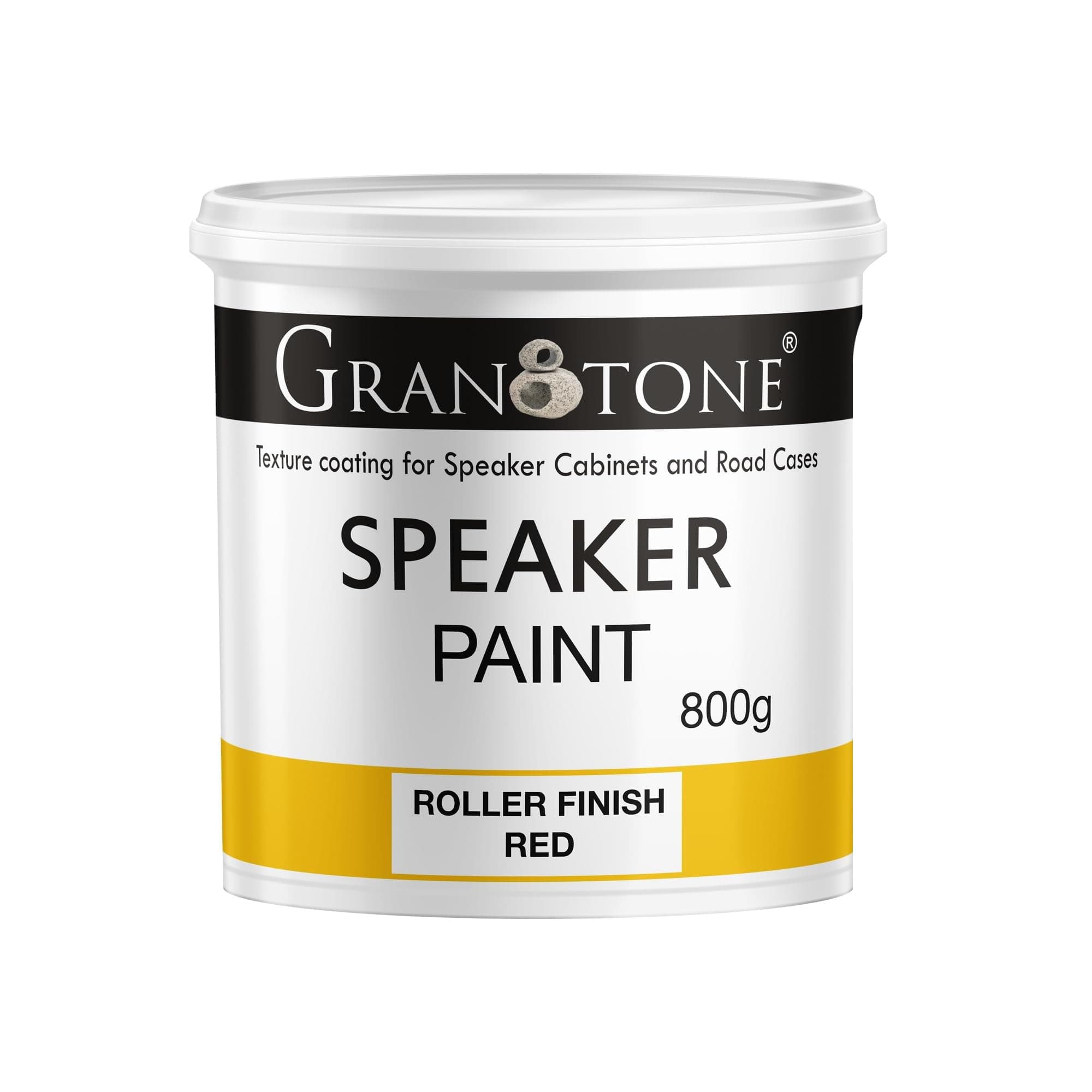 GRANOTONE Roller Grade Speaker Paint Red 800g Texture Coating
