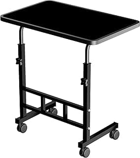 Office Table for Home/Writing Desk for Office/Folding Table for School/Folding Study Table/Work from Home - MultipurposeTable Hight Ajustable (ADJ Black.)