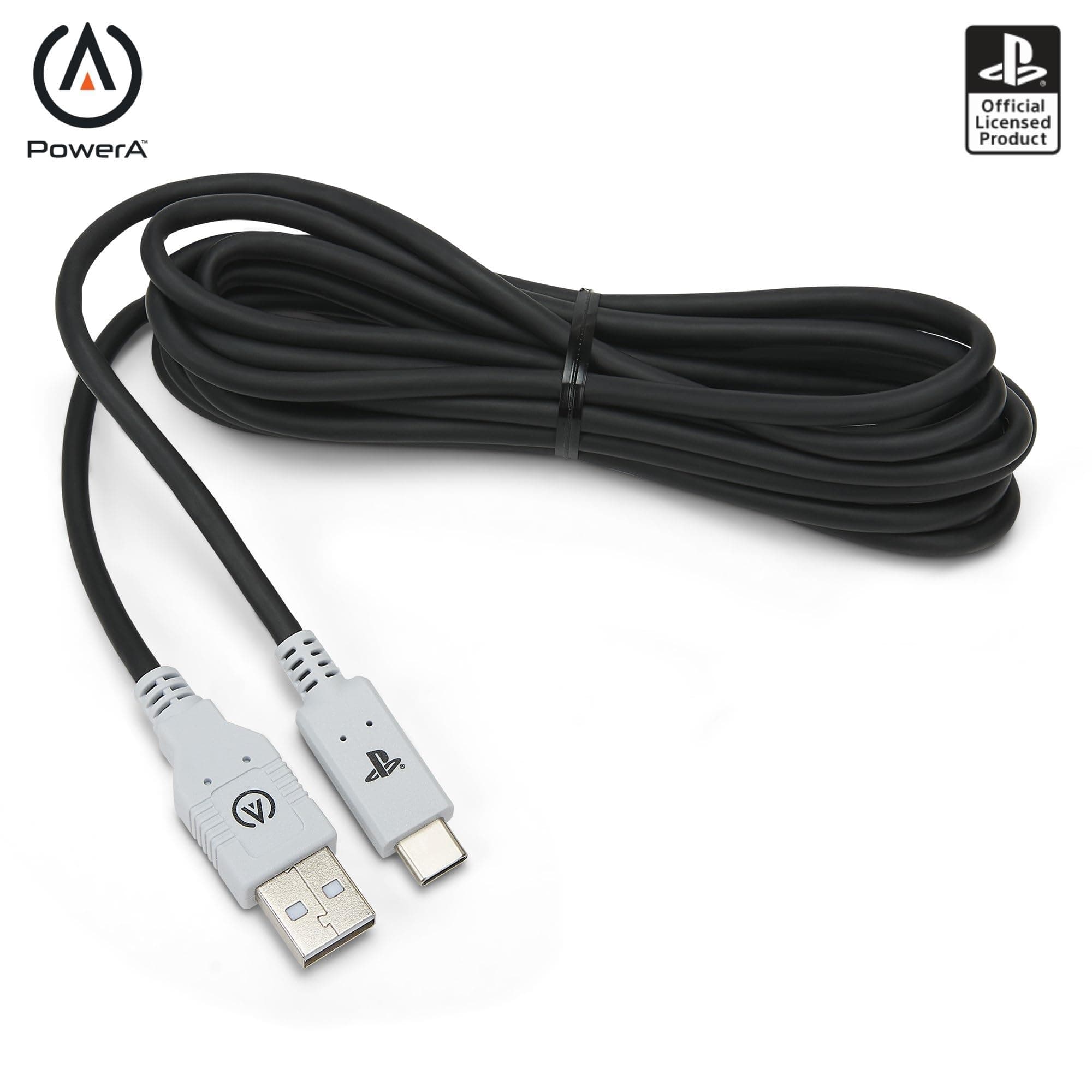 PowerA USB-C Charging Cable for PlayStation 5, PS5, 3m (Officially Licensed)