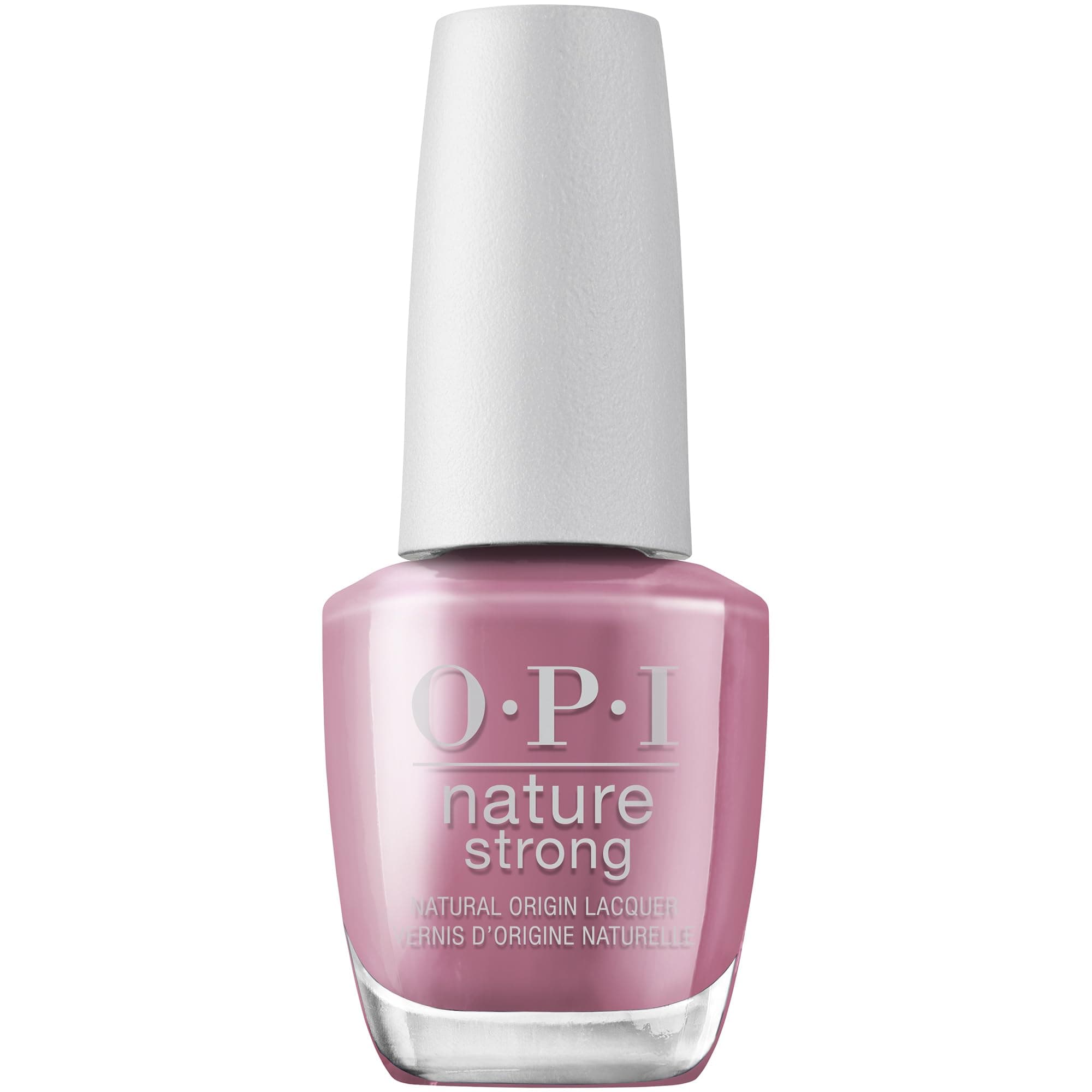 O.P.I Nature Strong Natural Nail Polish | Simply Radishing Nail Lacquer (Mauve) | 15 ml | Long-Lasting, Glossy Nail Polish | Natural Origin, Vegan & Cruelty Free