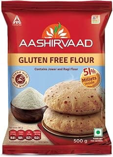 Aashirvaad Nature’s Superfoods Gluten Free Flour, 500g Pack, 100% Pure & Natural and Wheat Free | High Fibre Atta