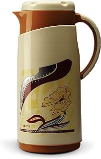 MILTON Viva Tuff 1500 Insulated Inner Stainless Steel Jug, 1300 ML, 1 Piece, Dark Brown | BPA Free | Hot and Cold | Easy to Carry | Leak Proof | Tea | Coffee | Water | Hot Beverages