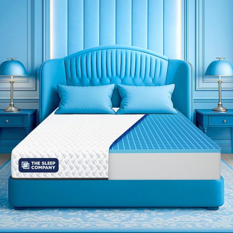 The Sleep Company Orthopedic GRID Mattress | Doctor-Recommended Support for a Healthy Back | Patented SmartGRID Technology | Medium Firm | 10-Year Warranty | King Size Bed Mattress | 72x70x8