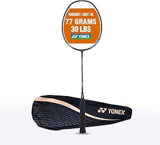 YONEX Nanoray Light 18i Graphite Badminton Racquet (Graphite, G4 - 77g, 30 lbs Tension)