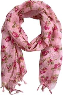 AKSHADEEP Women's Poly Silk Floral Print Dupatta with 2.20 Meters | Women’s cotton printed dupatta with tassels