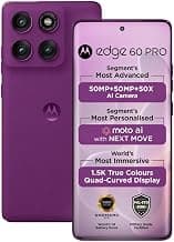 Motorola Edge 60 Pro 5G (Pantone Sparkling Grape, 12GB RAM, 256GB Storage), Purple