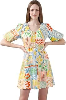 VERO MODA Mini Fit and Flare Dress for Women