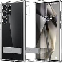 Spigen Ultra Hybrid S | Samsung Galaxy S24 Ultra Case [Transparent] [Kickstand] [Air Cushion Protection] Galaxy S24 Ultra Back Cover | TPU+PC - Crystal Clear