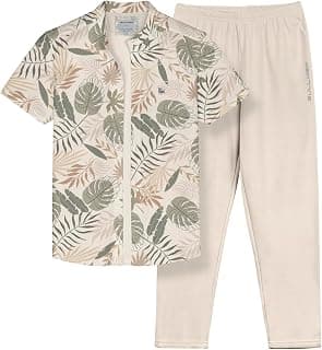 BULLMER Trendy Clothing Set with Shirt & Pants Co-ords for Men