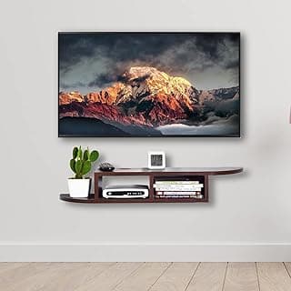 Torche Wooden Wall Mounted TV Unit, TV Cabinetl, TV Cabinet for Wall, TV Stand Unit for Living Room, Set Top Box Stand -TV Cabinet, 14 Cm, 92Cm